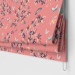 Sara Miller Butterflies & Trellis Peach No Drill