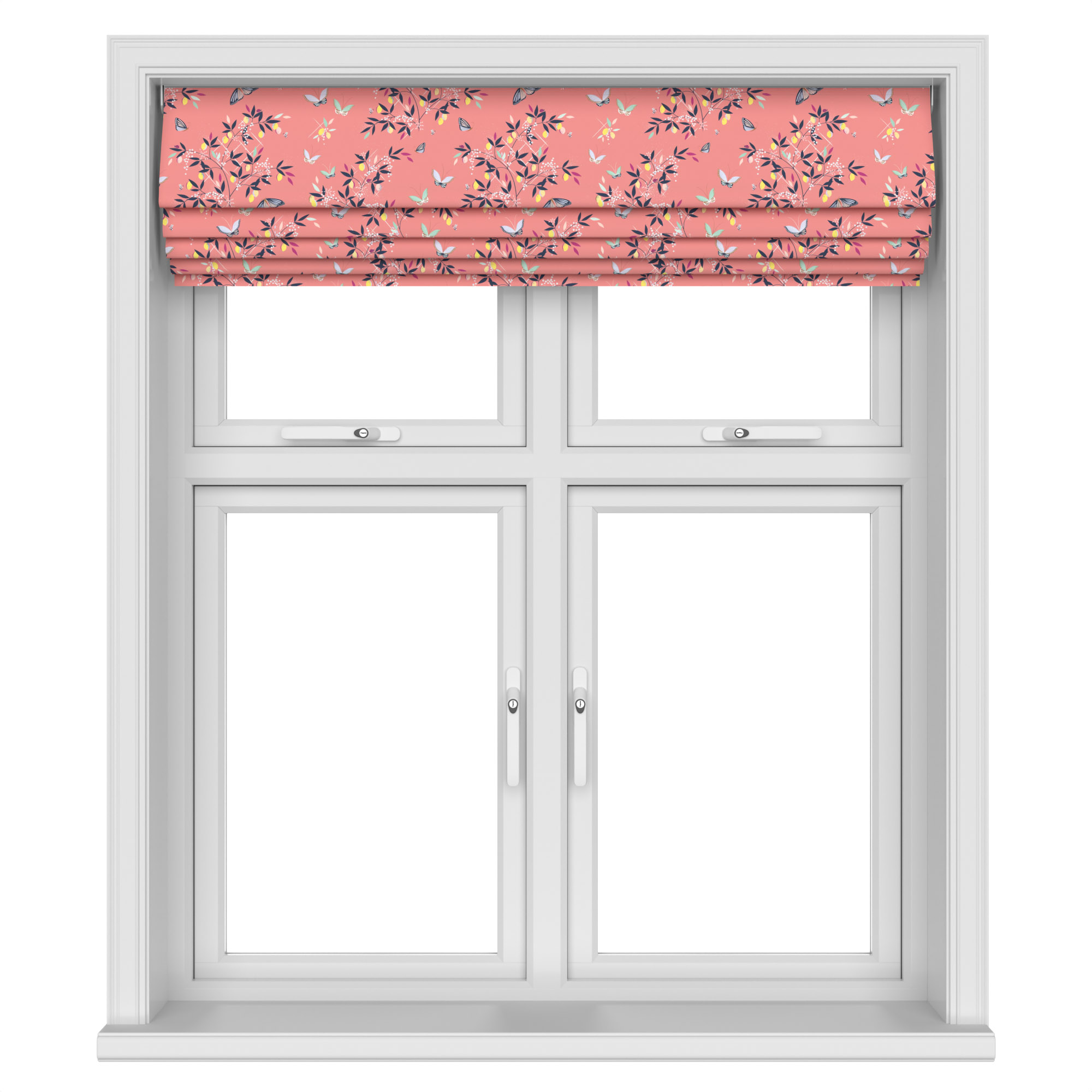 Sara Miller Butterflies & Trellis Peach Motorised - Image 5