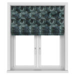 William Morris At Home Acanthus Velvet Indigo Motorised