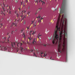 Sara Miller Butterflies & Trellis Purple Motorised
