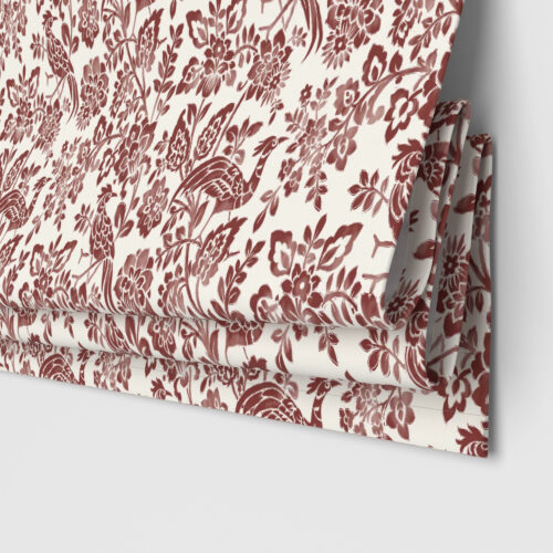 Laura Ashley Adain Palace Crimson Red Motorised