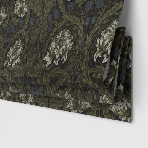 William Morris At Home African Marigold Velvet Cornflower Motorised