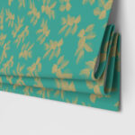 Sara Miller Etched Leaves Green Motorised