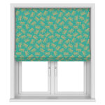 Sara Miller Etched Leaves Green Motorised