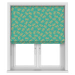 Sara Miller Etched Leaves Green No Drill