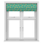 Sara Miller Etched Leaves Green No Drill