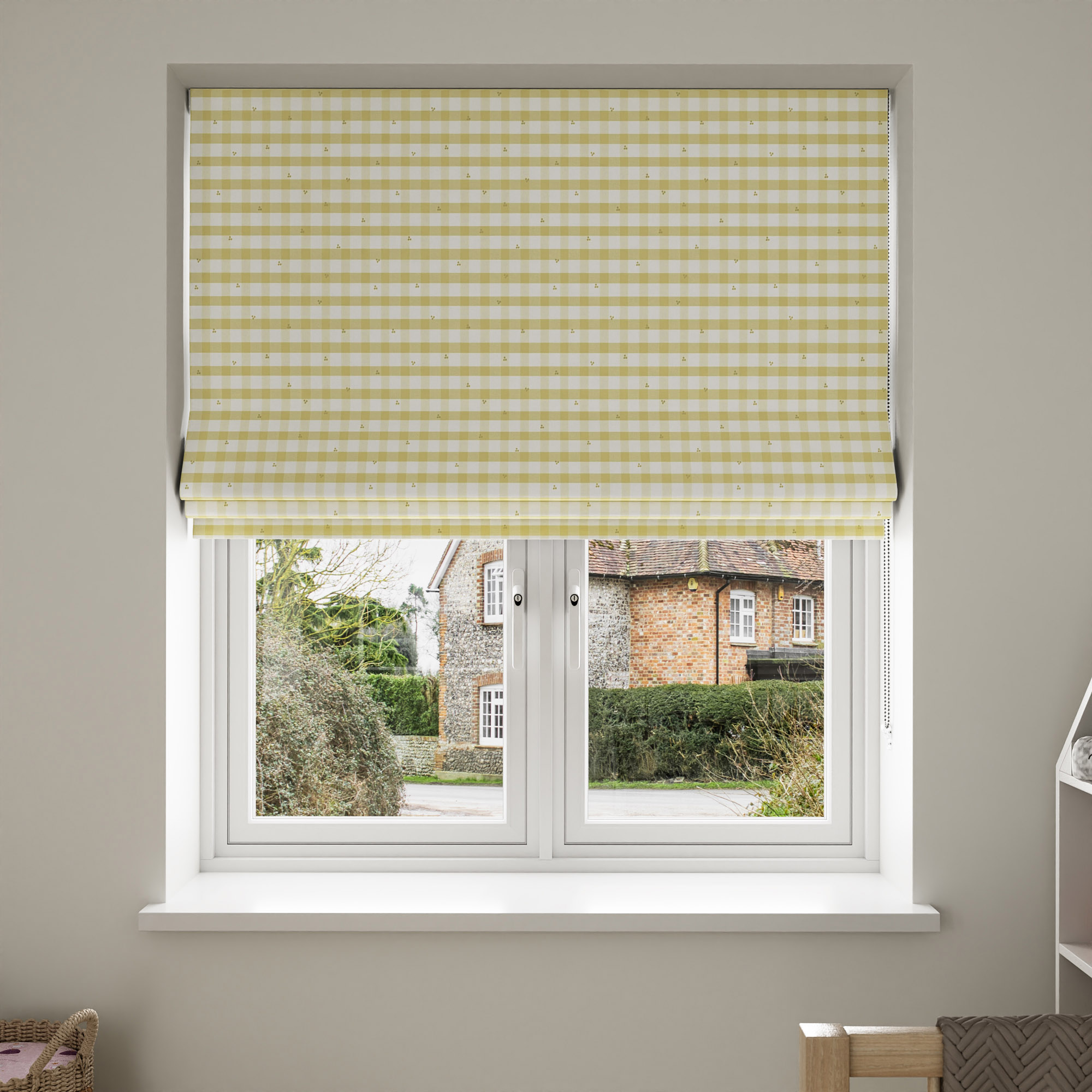 Laura Ashley Alphabet Gingham Yellow