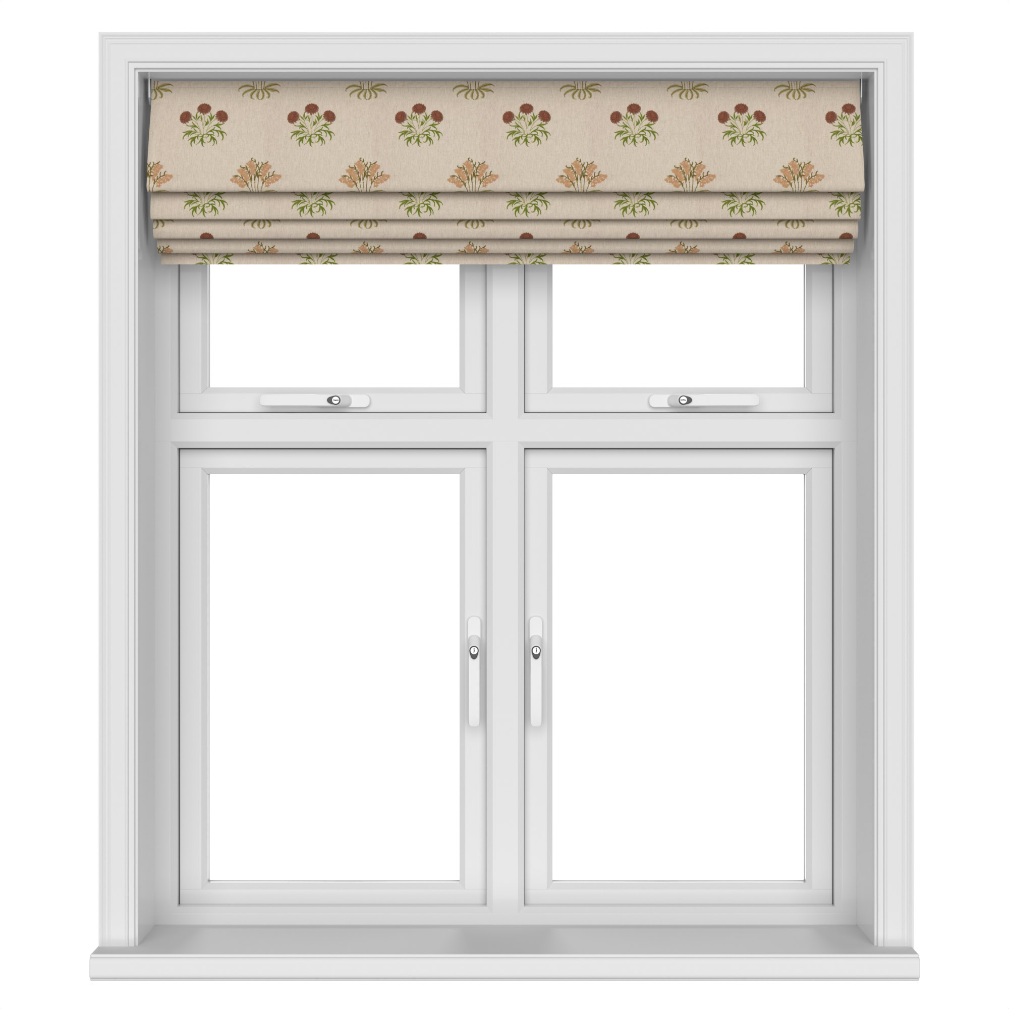 William Morris At Home Lily Flower Embroidery Madder Motorised - Image 5