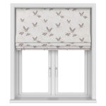 Laura Ashley Animalia Embroidered Pale Dove Grey Motorised