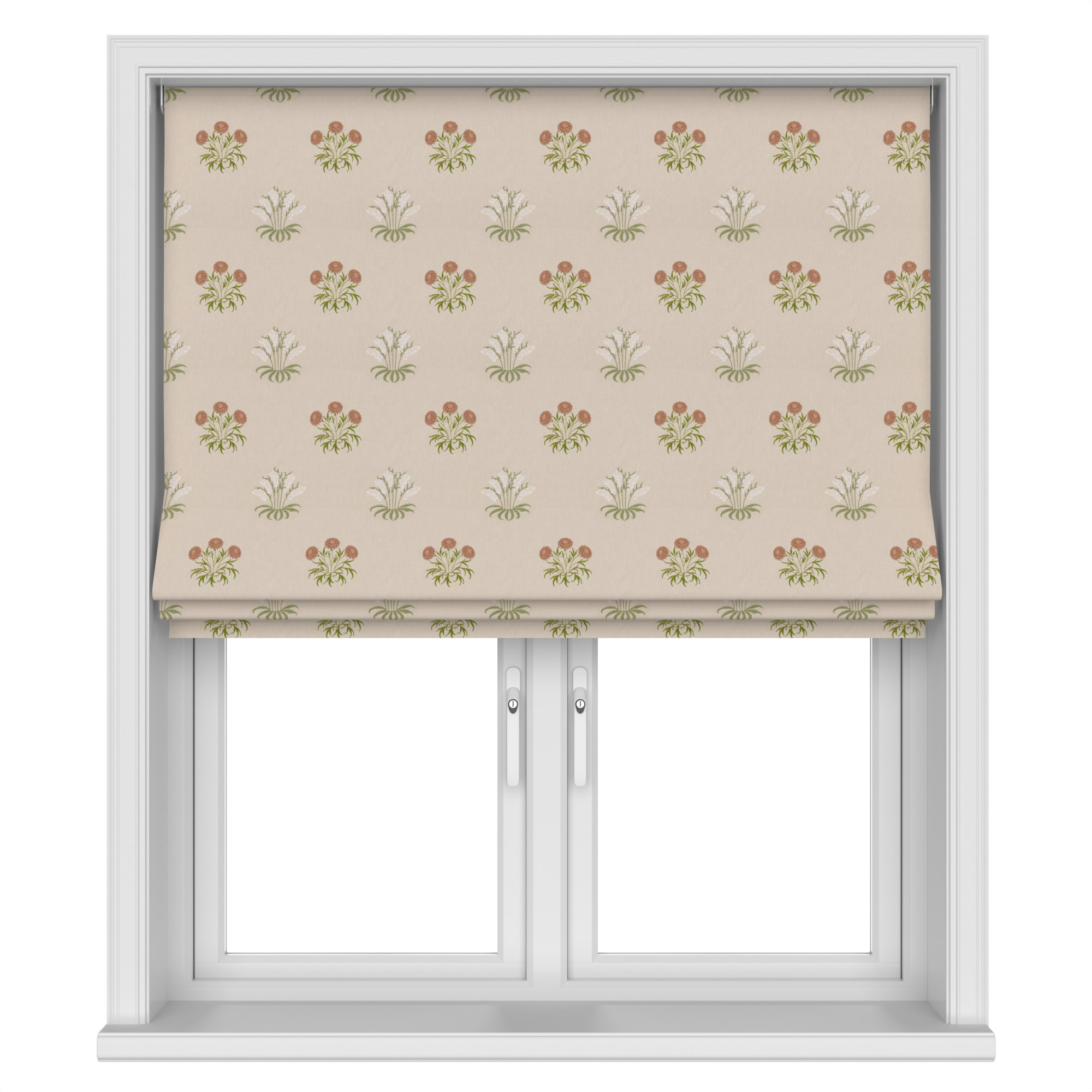 William Morris At Home Lily Flower Embroidery Nettle Motorised - Image 5