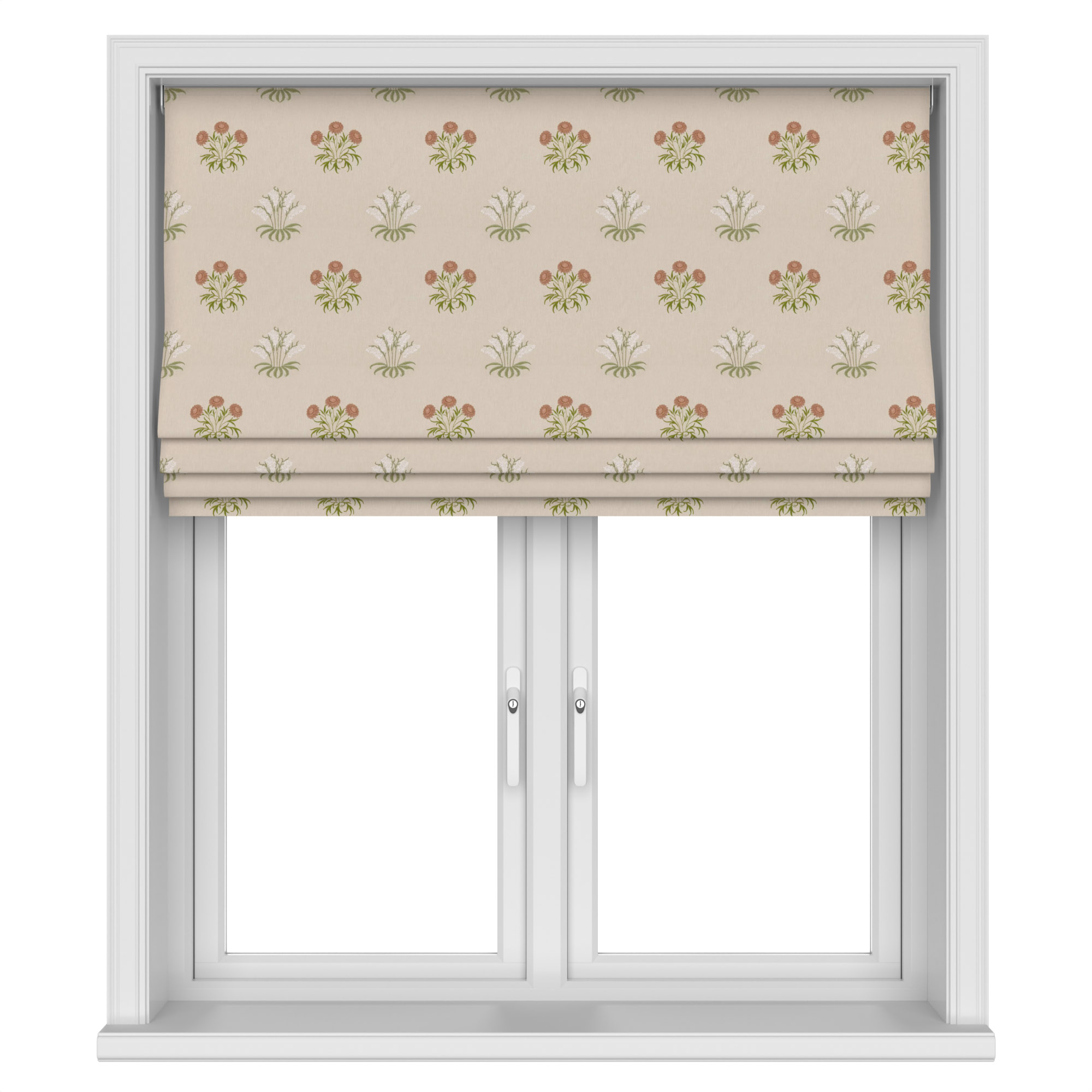 William Morris At Home Lily Flower Embroidery Nettle Motorised - Image 6