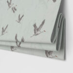 Laura Ashley Animalia Embroidered Pale Duck Egg Motorised