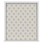 William Morris At Home Lily Flower Embroidery Ochre Motorised