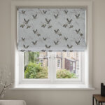 Laura Ashley Animalia Embroidered Silver No Drill