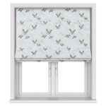 Laura Ashley Animalia Embroidered Silver Motorised