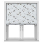 Laura Ashley Animalia Embroidered Silver No Drill