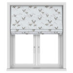 Laura Ashley Animalia Embroidered Silver Motorised