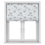Laura Ashley Animalia Embroidered Silver No Drill