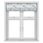 Laura Ashley Animalia Embroidered Silver Motorised