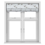 Laura Ashley Animalia Embroidered Silver No Drill
