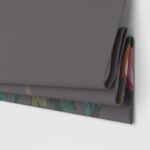 Sara Miller Peony Border Dark Grey Motorised