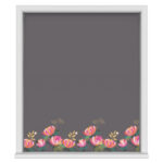 Sara Miller Peony Border Dark Grey Motorised