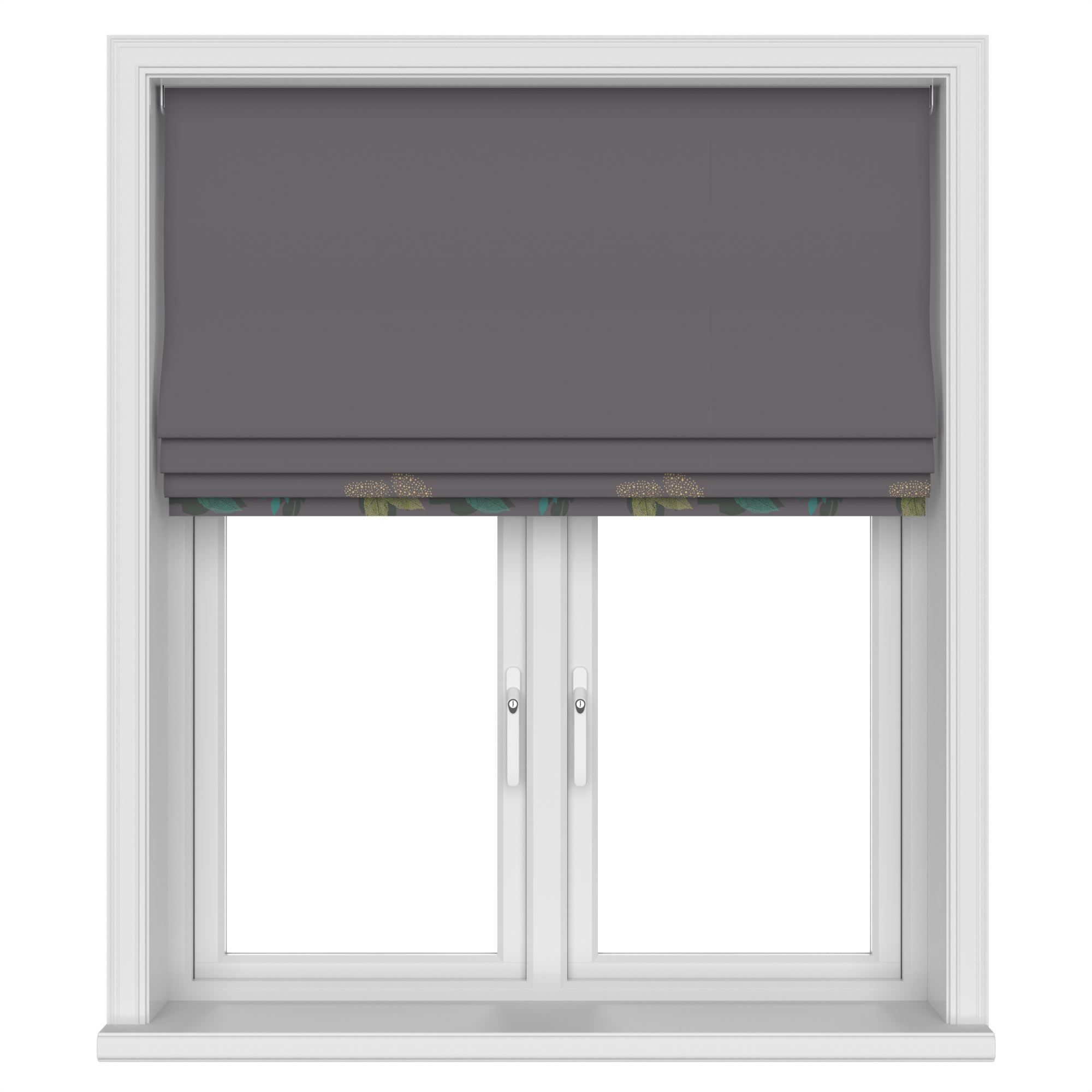 Sara Miller Peony Border Dark Grey Motorised - Image 4