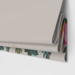 Sara Miller Peony Border Pale Grey Motorised