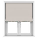 Sara Miller Peony Border Pale Grey Motorised
