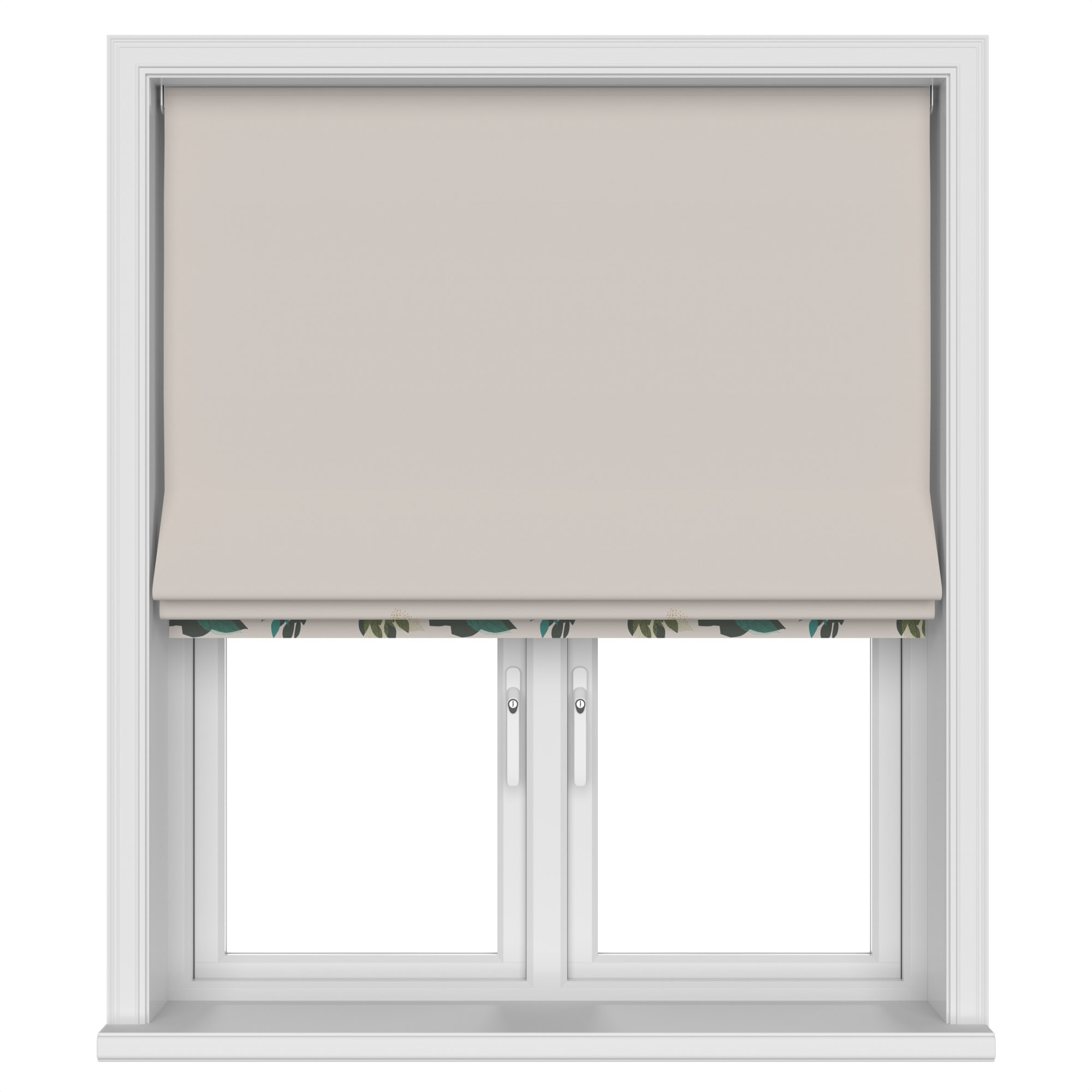 Sara Miller Peony Border Pale Grey Motorised - Image 3