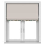 Sara Miller Peony Border Pale Grey Motorised