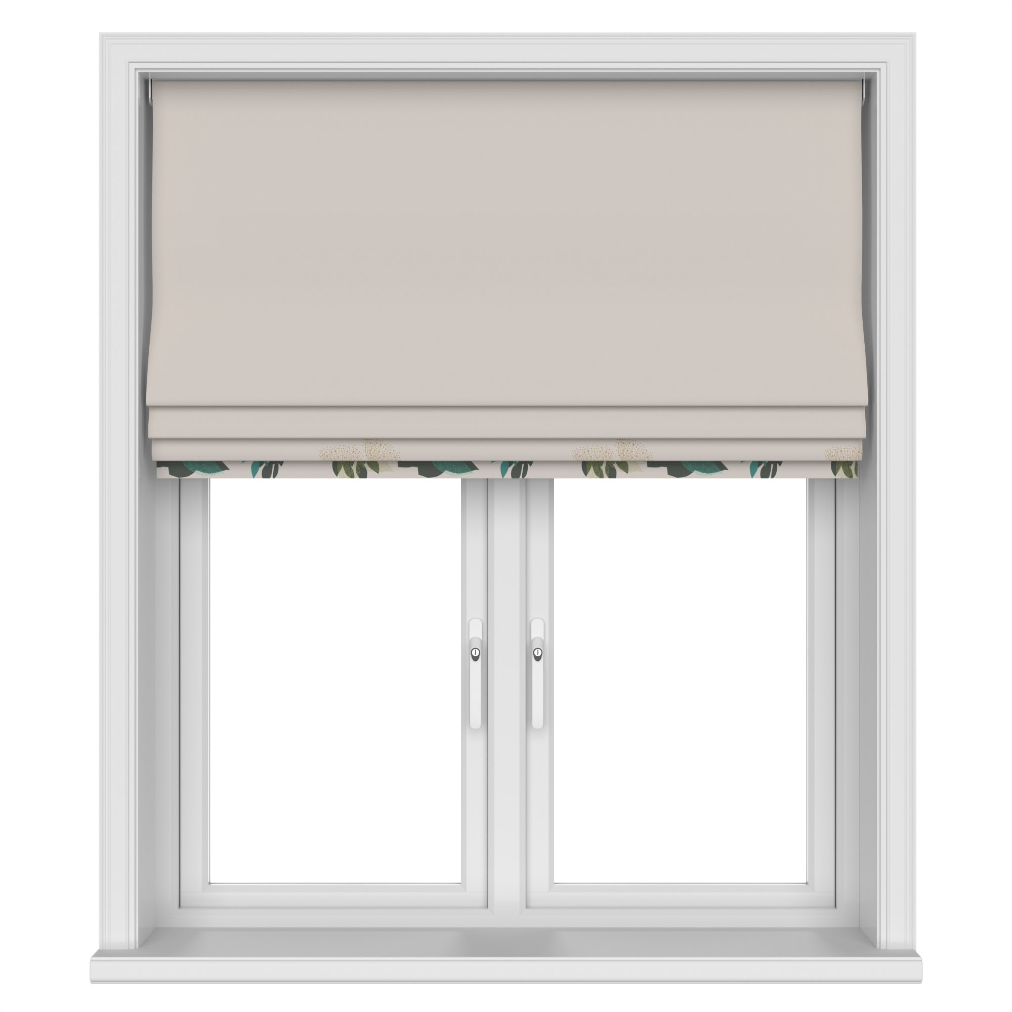 Sara Miller Peony Border Pale Grey Motorised - Image 4