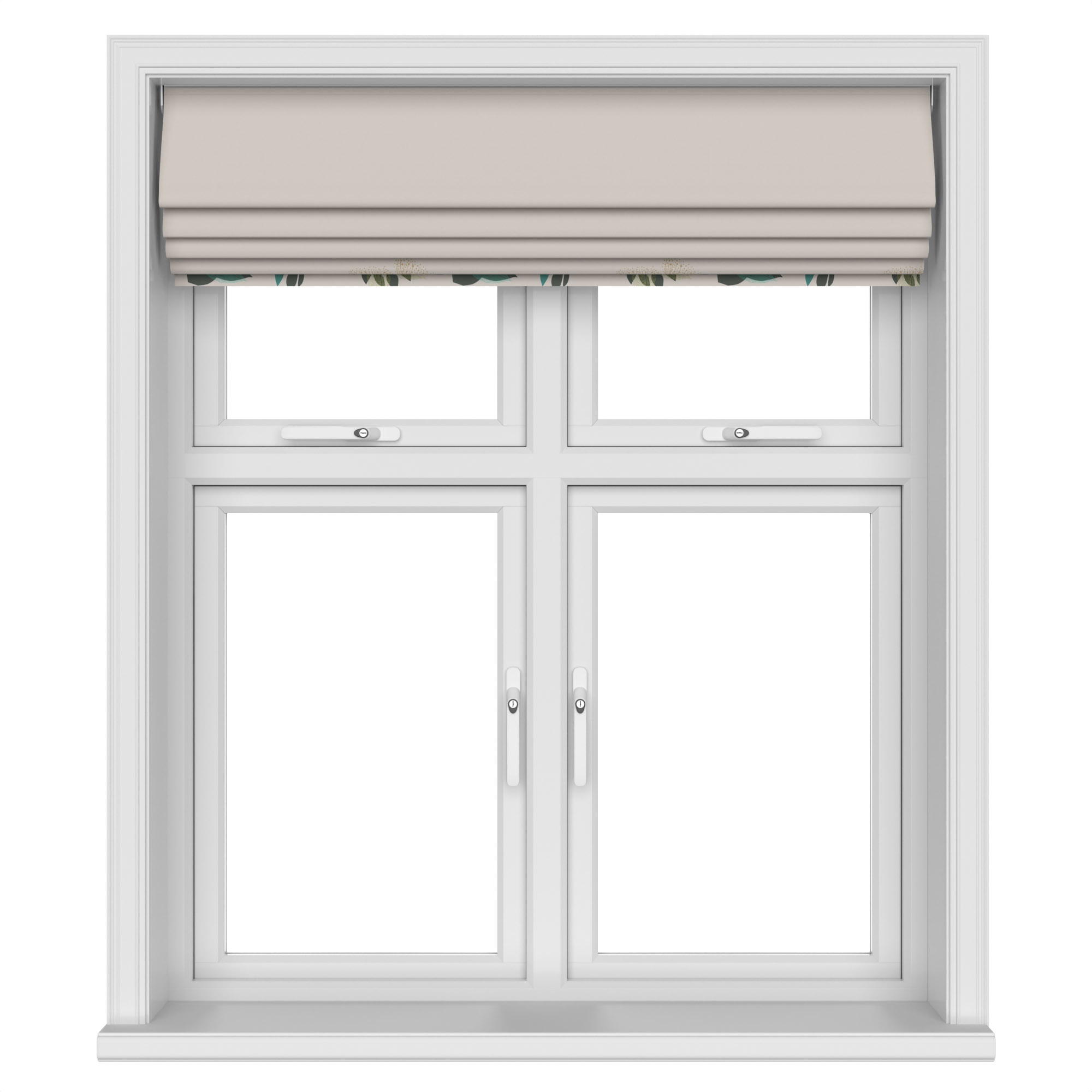 Sara Miller Peony Border Pale Grey Motorised - Image 5