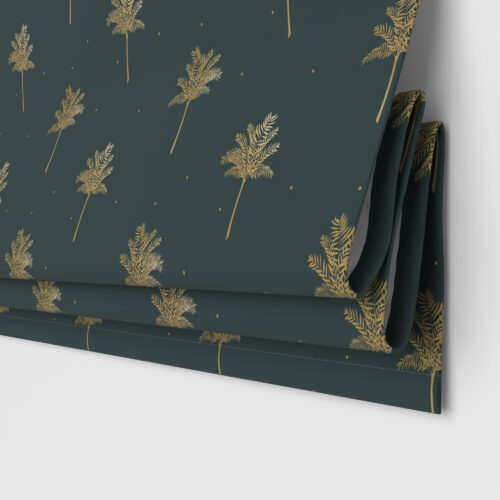 Sara Miller Small Palm Tree Forest Green Motorised