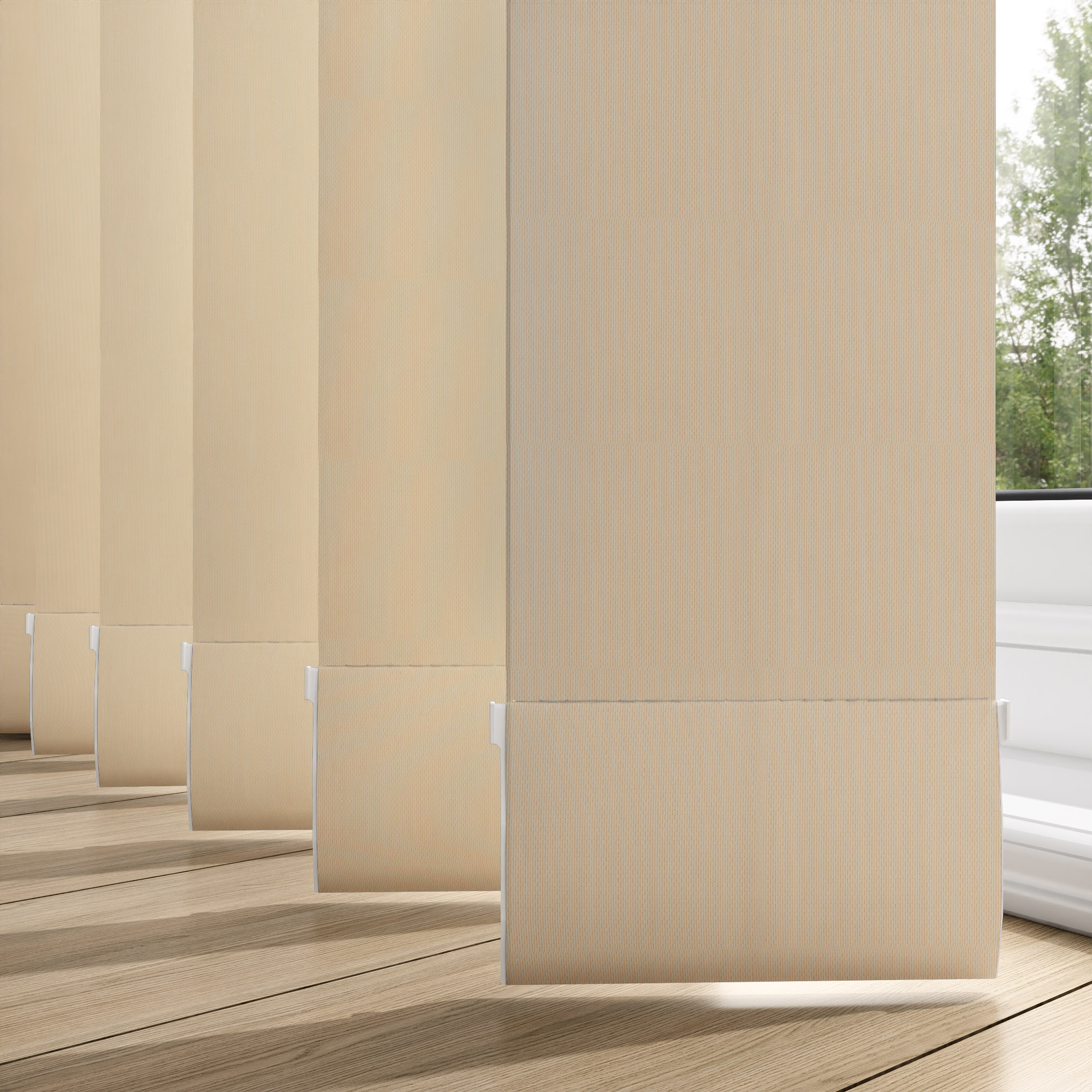 Ex-Lite Bisque 127mm Replacement Slats