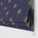 Sara Miller Small Palm Tree Navy No Drill