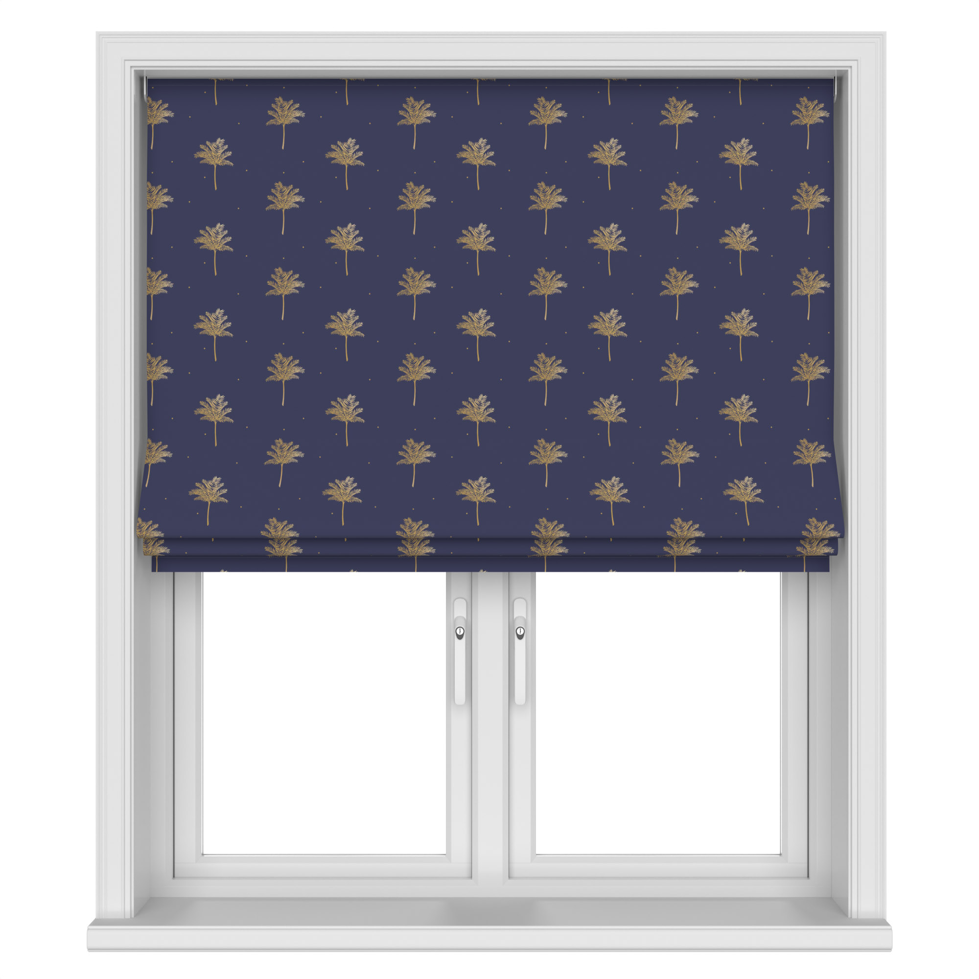 Sara Miller Small Palm Tree Navy Motorised - Image 3