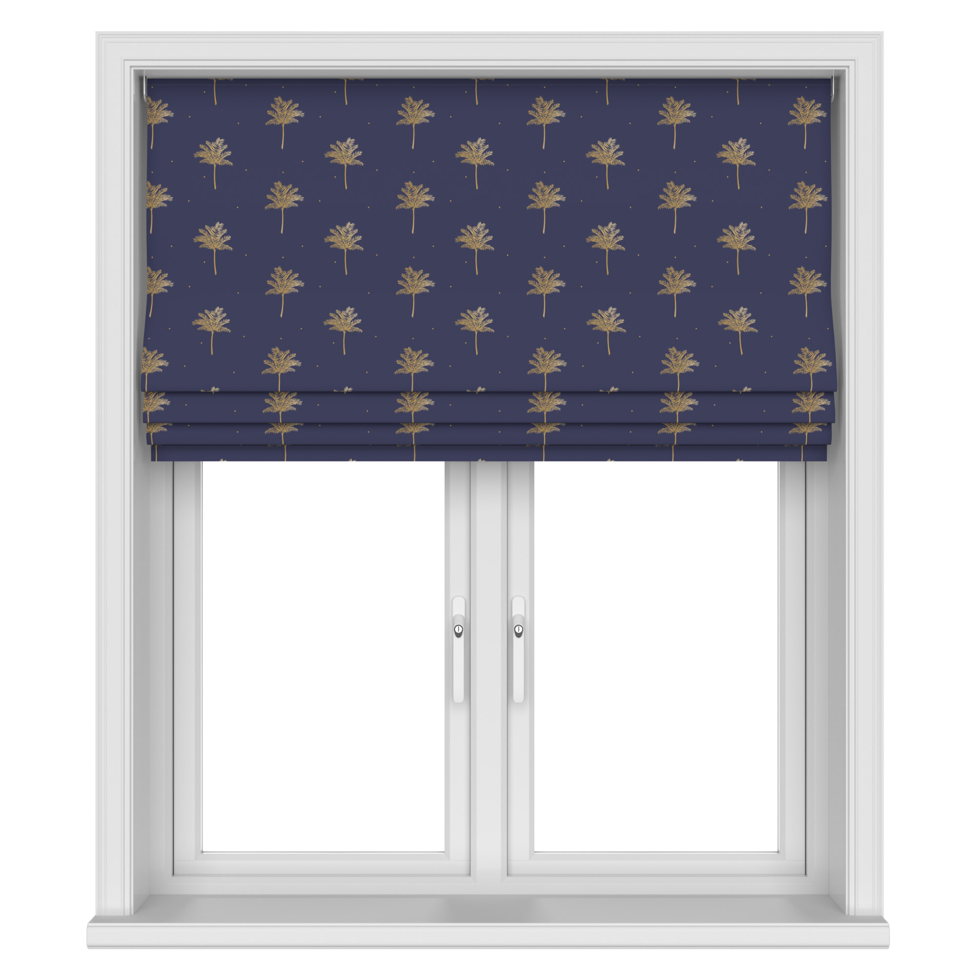 Sara Miller Small Palm Tree Navy Motorised - Image 4