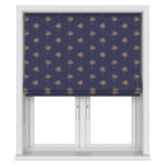 Sara Miller Small Palm Tree Navy No Drill