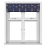 Sara Miller Small Palm Tree Navy Motorised