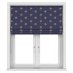 Sara Miller Small Palm Tree Navy No Drill