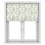 Laura Ashley Autumn Leaves Sage Green Motorised