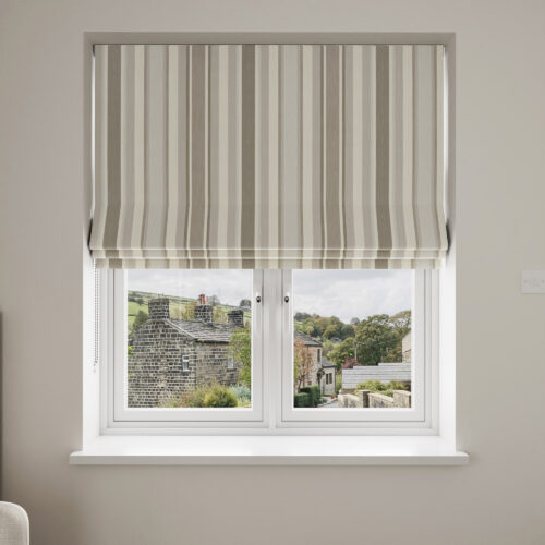 Laura Ashley Awning Stripe Dove Grey