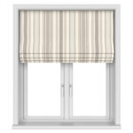 Laura Ashley Awning Stripe Dove Grey Motorised