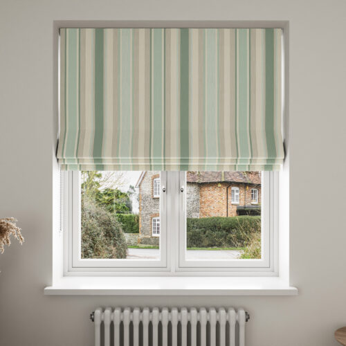 Laura Ashley Awning Stripe Smoke Green