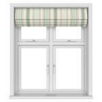 Laura Ashley Awning Stripe Smoke Green Motorised