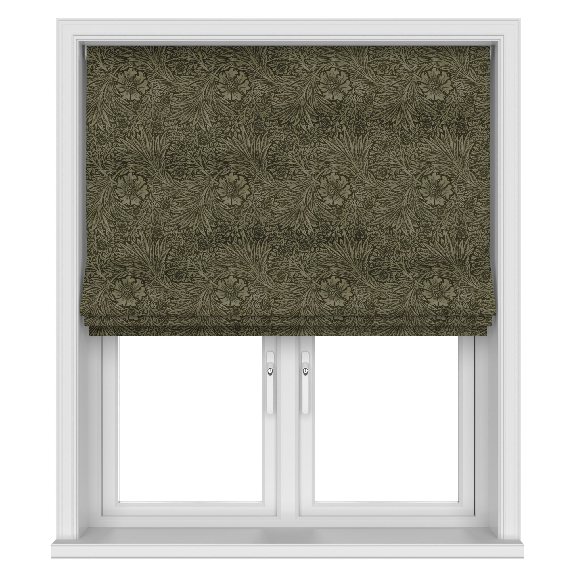 William Morris At Home Marigold Velvet Sage Motorised - Image 3