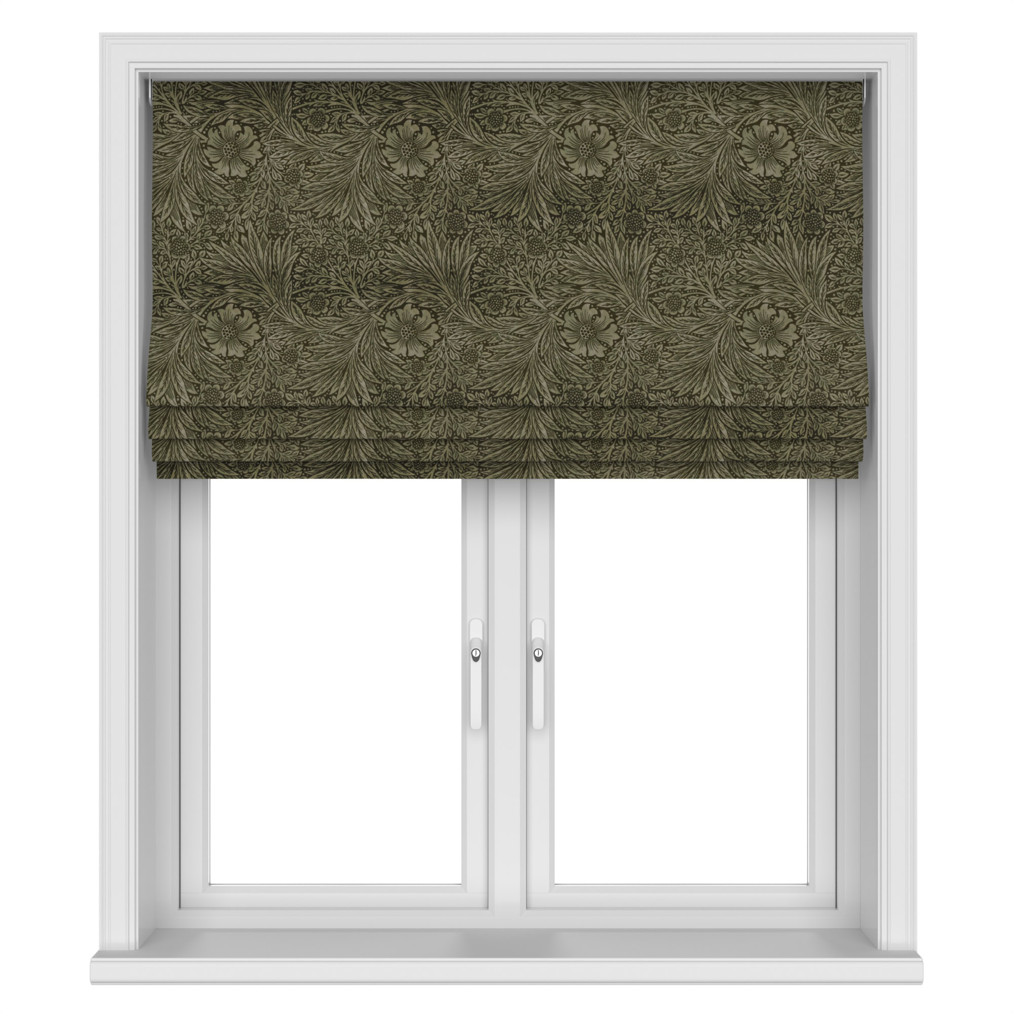 William Morris At Home Marigold Velvet Sage Motorised - Image 4