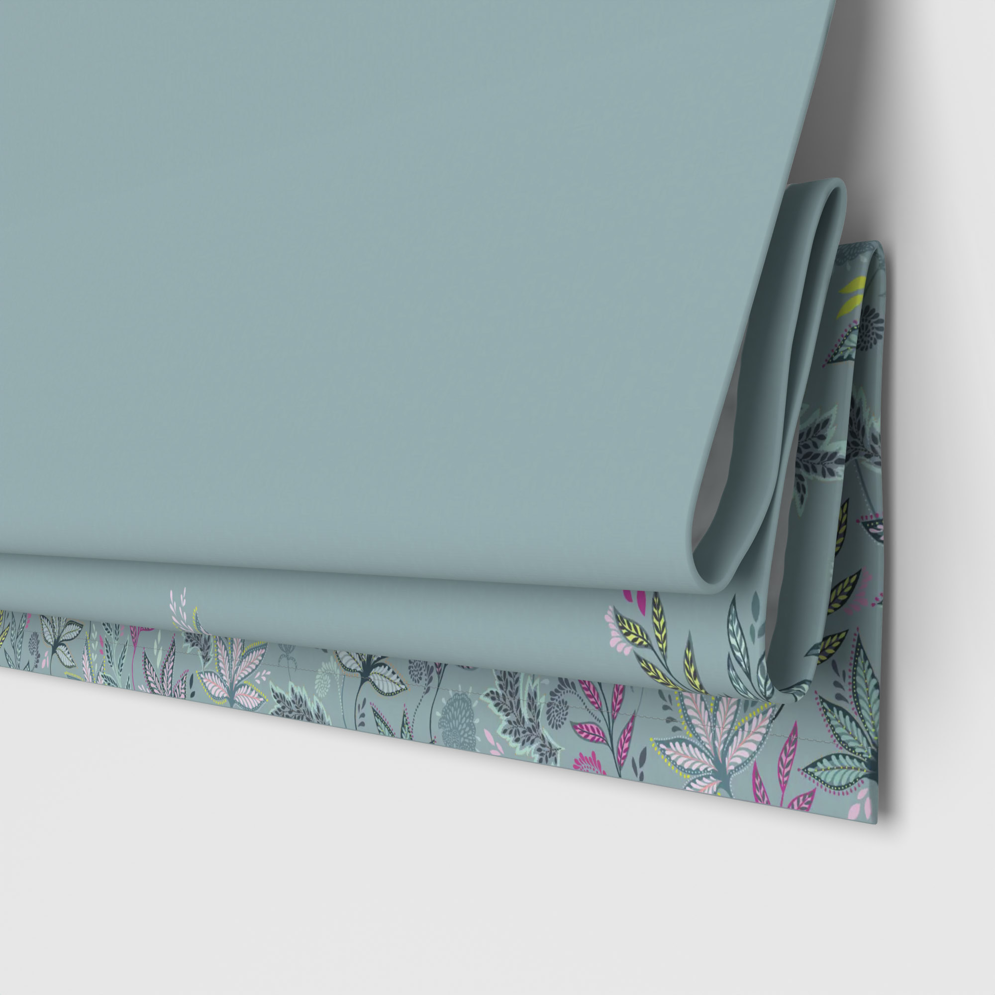 Sara Miller Botanic Paradise Border Dusky Blue Motorised