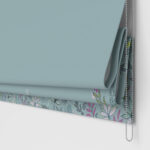 Sara Miller Botanic Paradise Border Dusky Blue No Drill